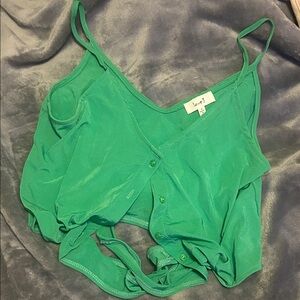 Love J Green Camisole Top